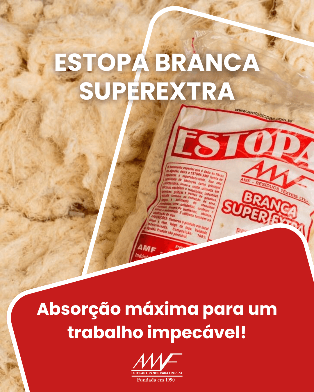 Estopa Branca Superextra
