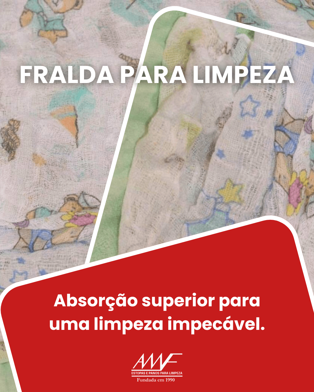 Fralda para Limpeza