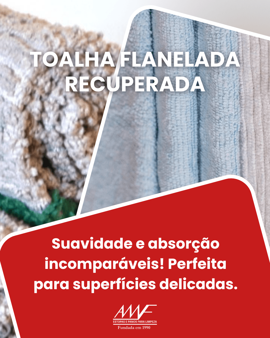 Toalha Flanelada Recuperada