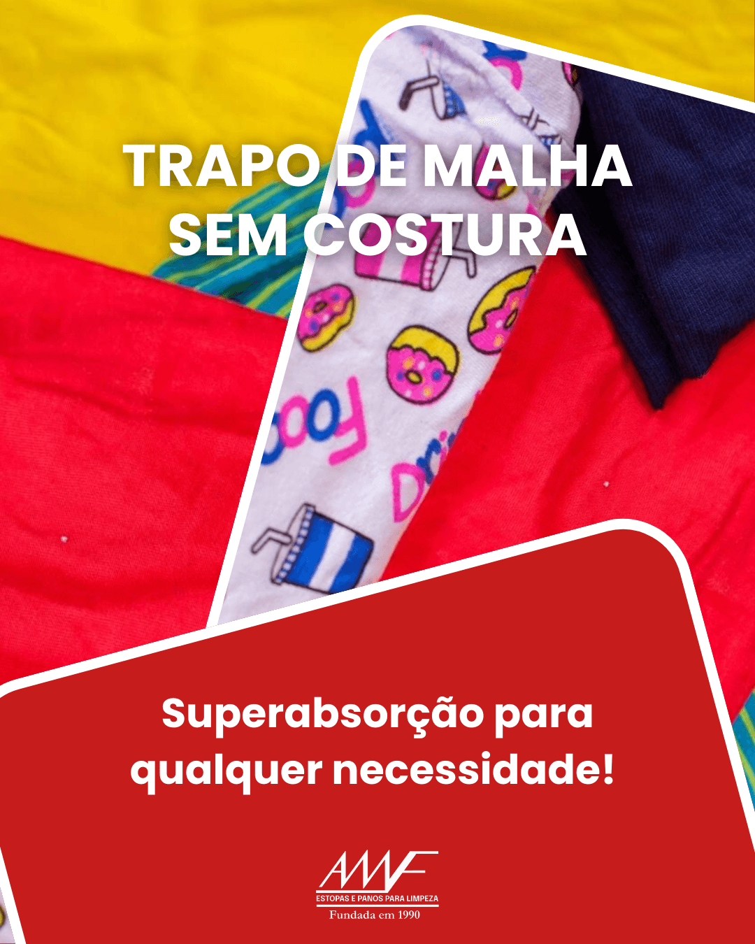 Trapo de Malha Sem Costura